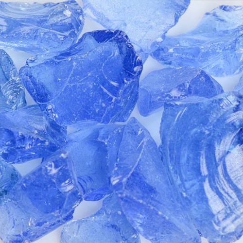 View Crystal Blue Landscape Glass